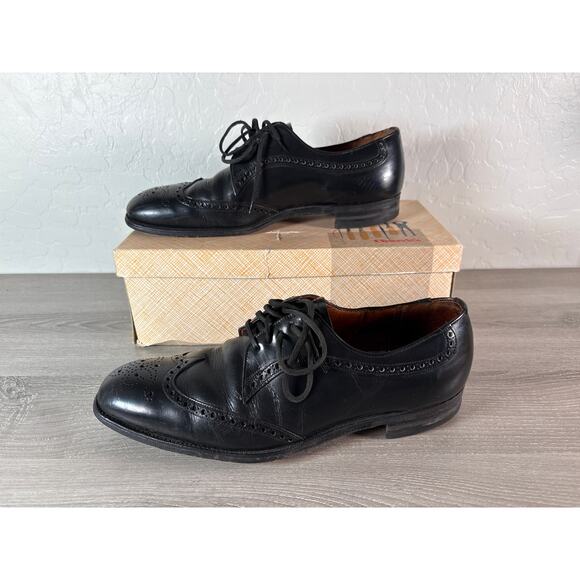 Vintage Church’s Famous English Shoes Holborn Black Leather Dress Shoes Mens 9.5 main image 9
